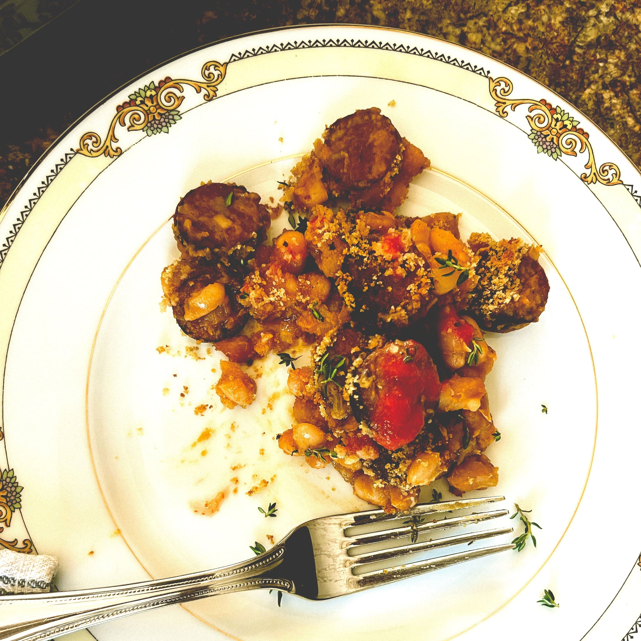 Chaurice & White Bean Gratin