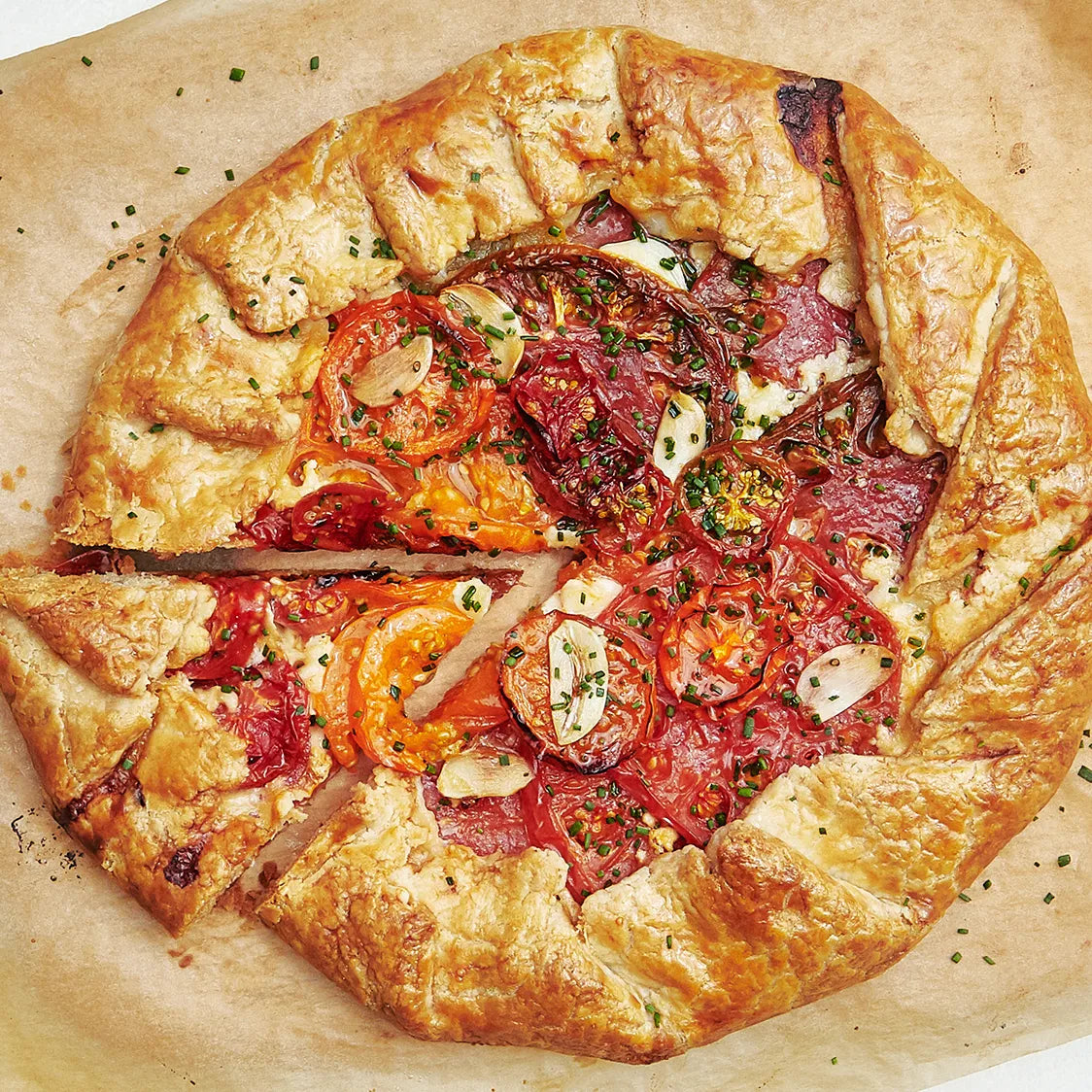 Swine & Sea — Summer Tomato Galette with Dijon & Thyme — French Creole Recipe