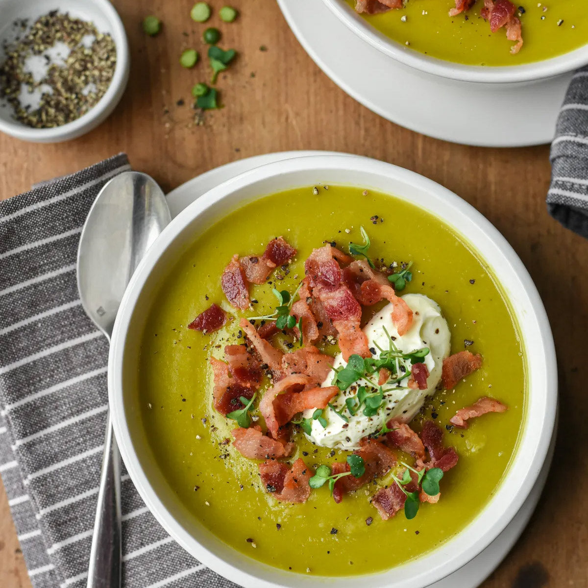 Swine & Sea — Split Pea Soup with Tasso ham — French Creole Recipe