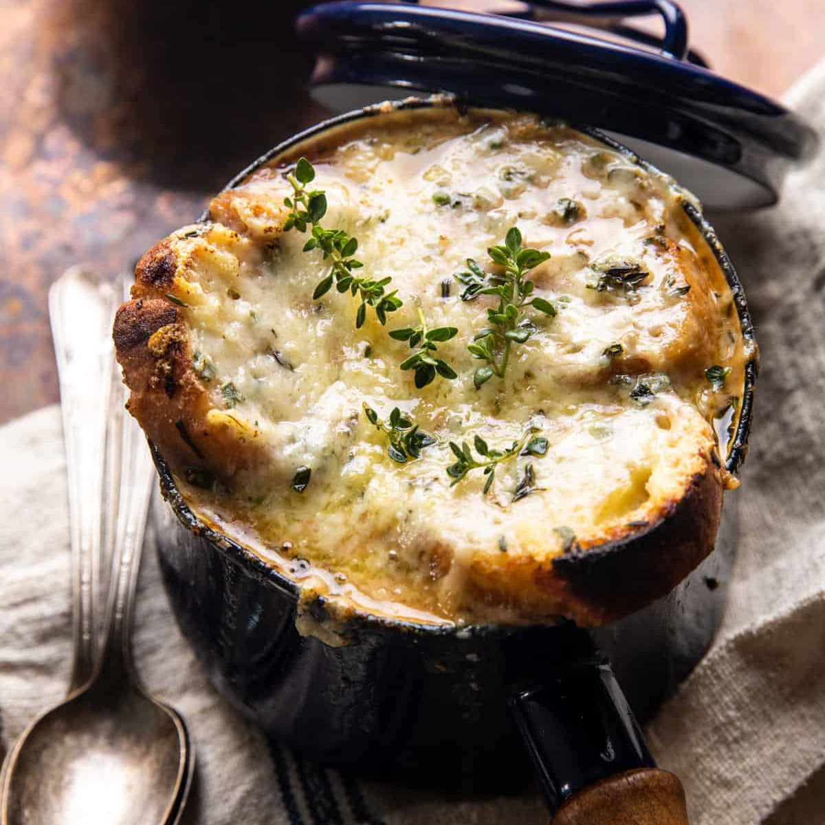 Swine & Sea — French Onion Soup — French Creole Recipe