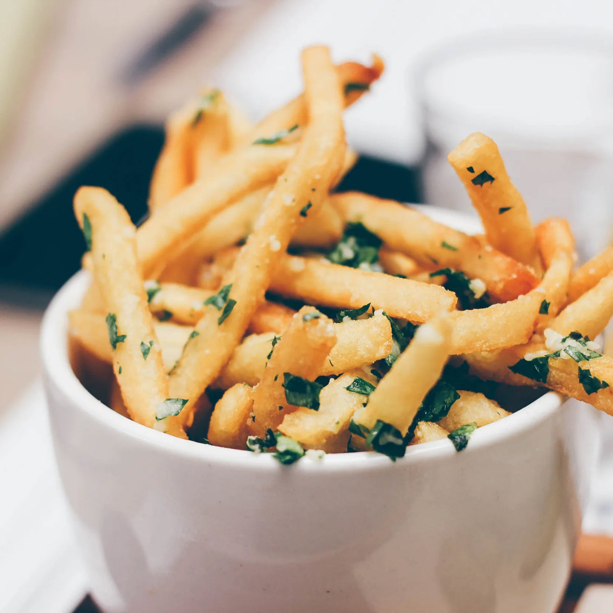 Swine & Sea — Parmesan Garlic Fries — French Creole Recipe