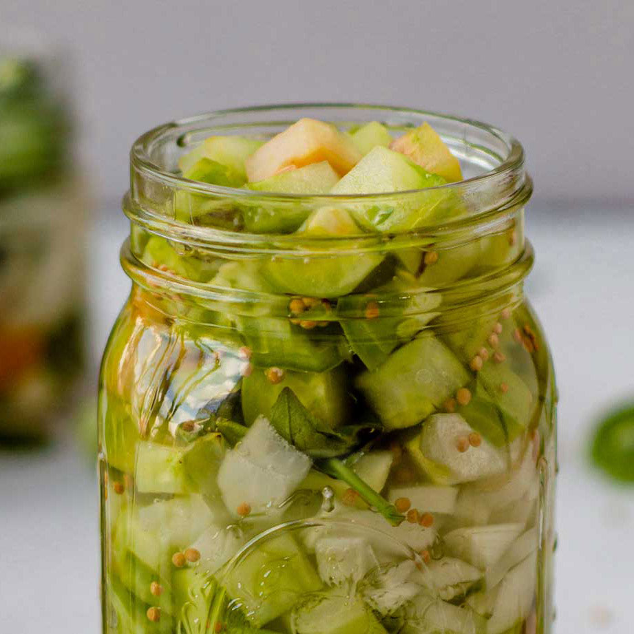 Swine & Sea — Green Tomato Chow Chow — French Creole Recipe