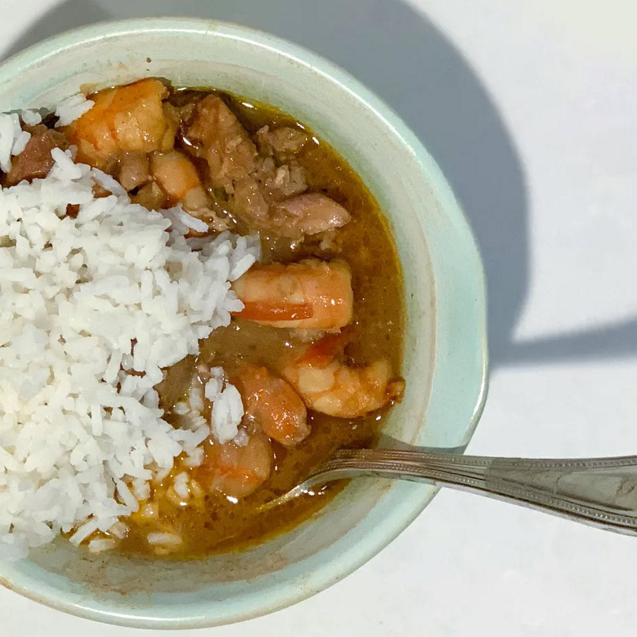 Swine & Sea — Chicken, Andouille and Shrimp Gumbo — French Creole Recipe