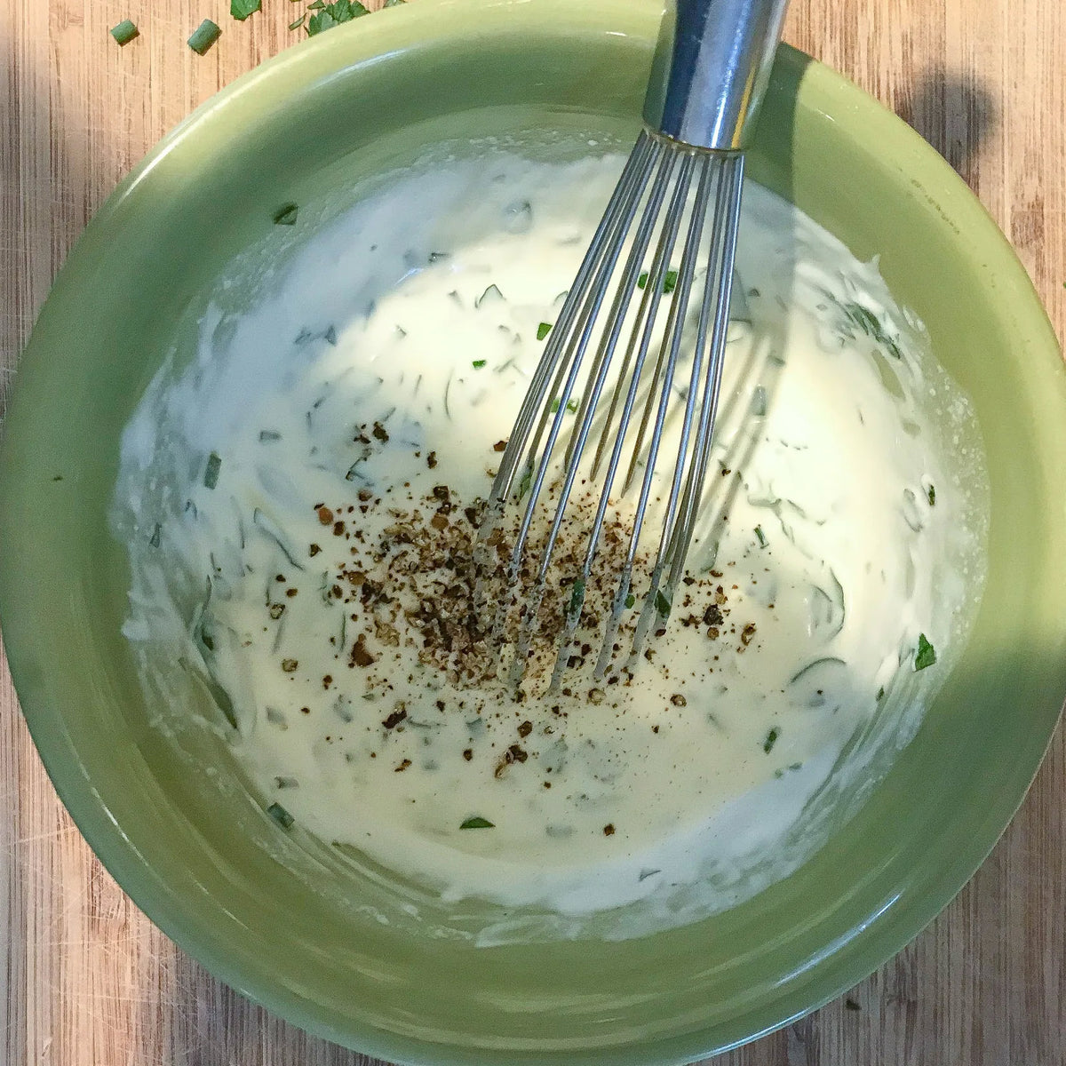 Swine & Sea — Herbed Crème Fraîche — French Creole Recipe