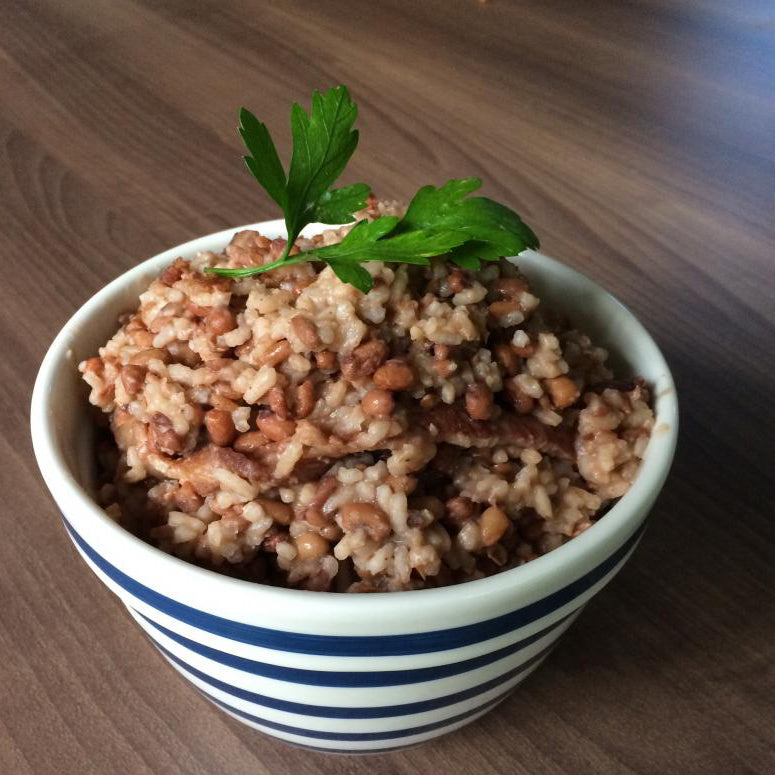 Swine & Sea — Sea Island Red Peas Hoppin' John — French Creole Recipe