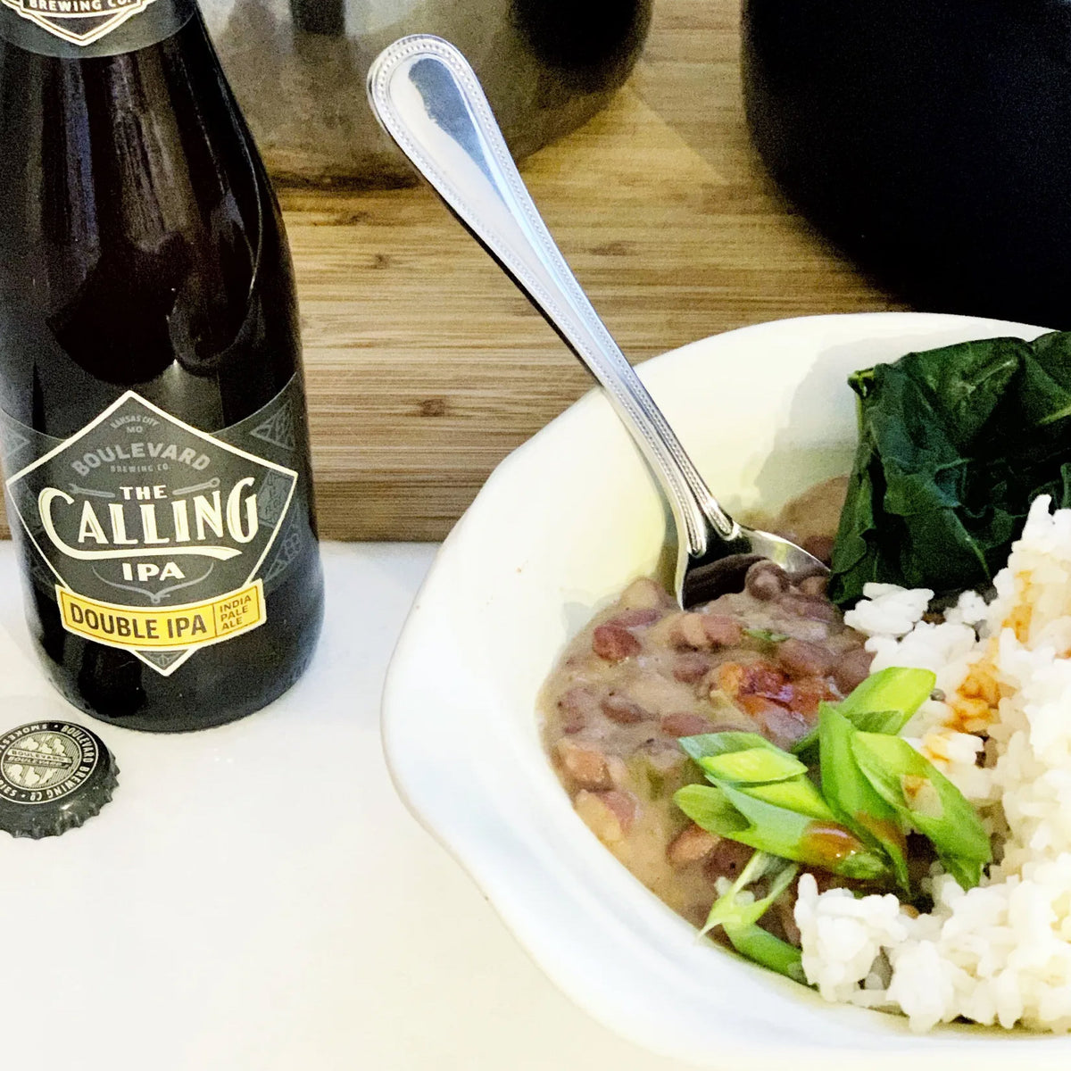 Swine & Sea — Red Beans & Rice with Andouille Sausage — French Creole Recipe